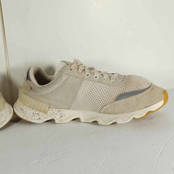 SOREL Women's Kinetic Lite US 9 White Cream Lace Up Fashion Sneaker Shoes - Picture 6 of 13